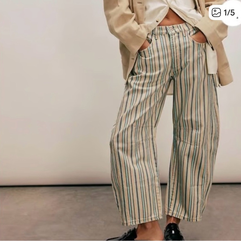 Free people barrel jeans